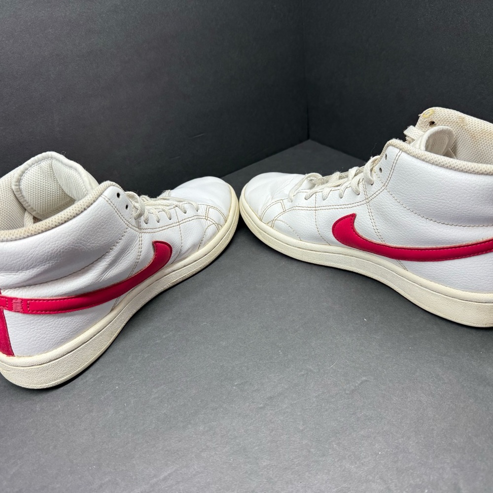 Nike White and Pink High-Tops